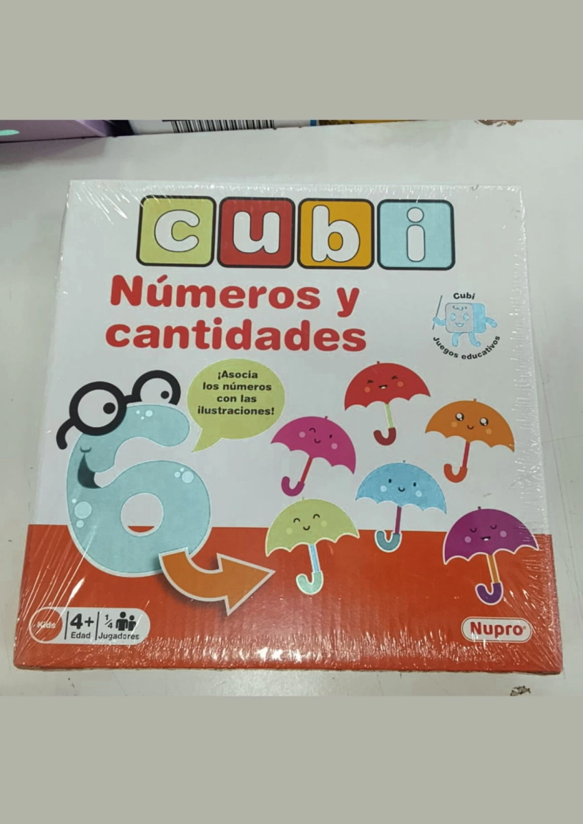 Cubi numeros y cantidades 